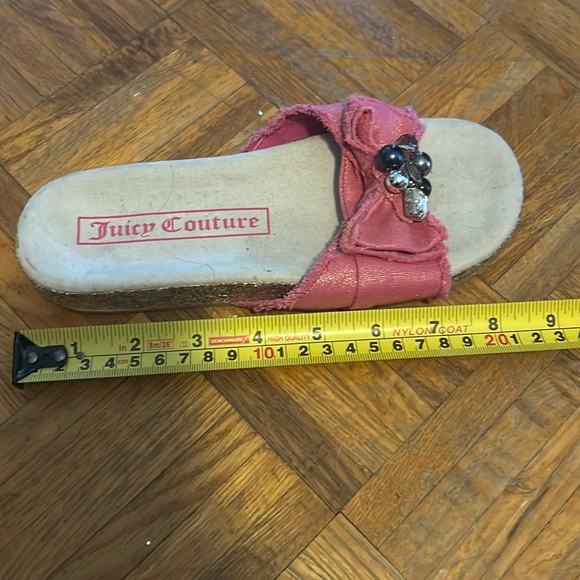Juicy couture flip flops size 2 - Picture 5 of 8